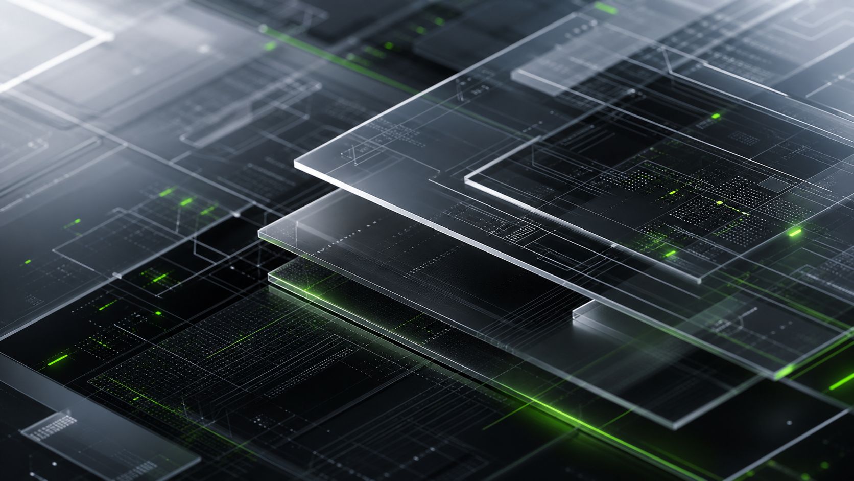Abstract layered software systems and circuit geometry